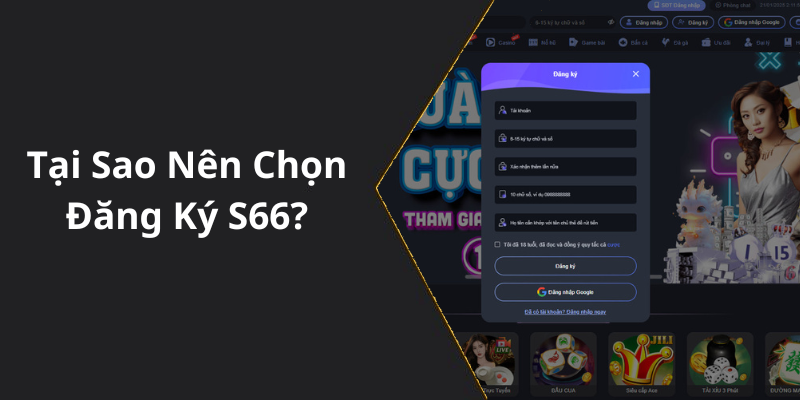 Tại Sao Nên Chọn Đăng Ký S66